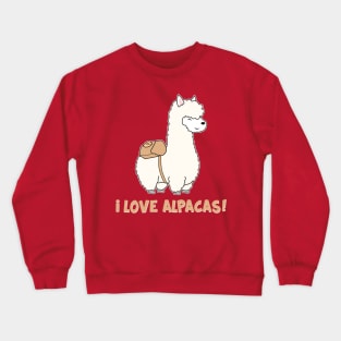 I love Alpacas Crewneck Sweatshirt